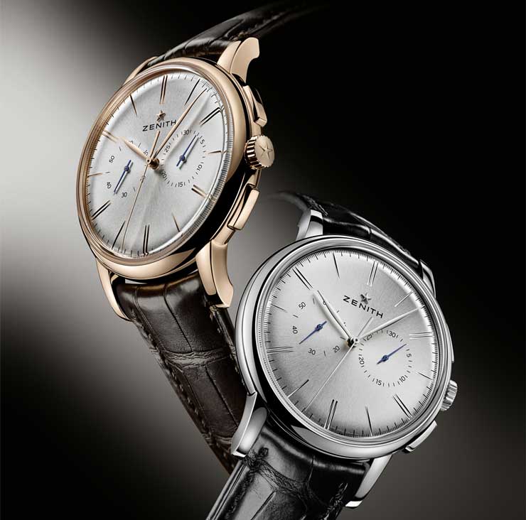 Zenith Elite Chronograph Classic Stahl: Rosegold