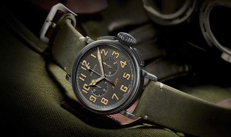 Zenith Heritage Pilot Ton-Up