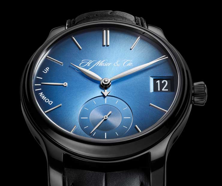 H.Moser & Cie Perpetual Calendar Funky Blue Titan