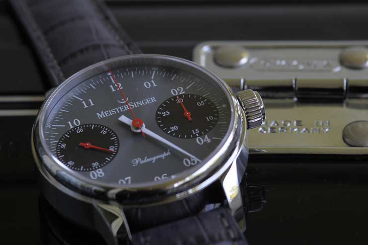 MeisterSinger Paleograph in Grau © Hans Hörl, NeueUhren.de
