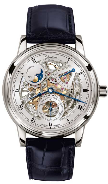 Glashütte Original Senator Mondphase Skelettierte Edition