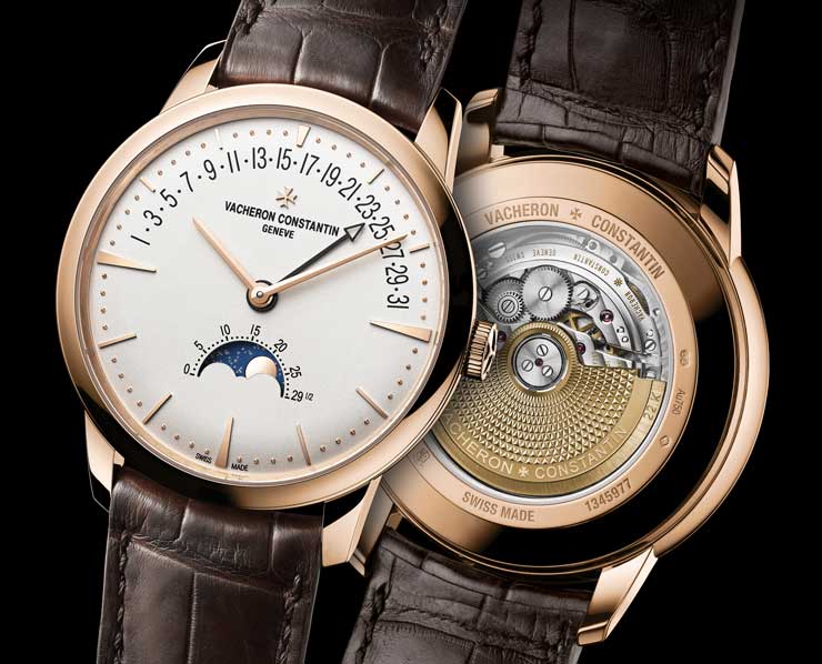 Vacheron Constantin Patrimony Mondphase & Retrograde Datumsanzeige