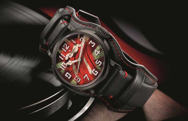 Zenith Pilot Type 20 GMT Tribute to the Rolling Stones