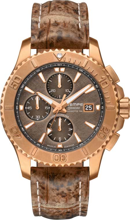 Wempe Zeitmeister Sport Taucher Chronograph Bronze