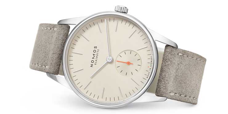 Champagner für Nomos Orion 33 champagner