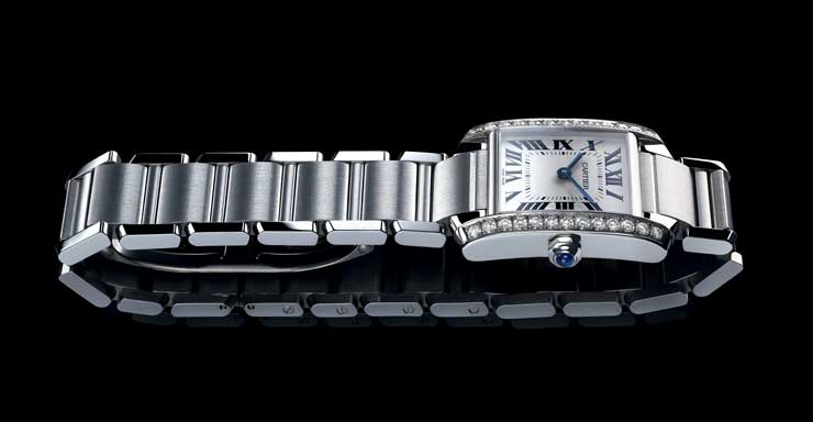 Cartier Tank Francaise Edelstahl