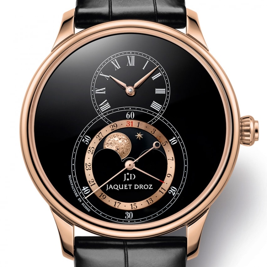 Jaquet Droz Grande Seconde Moon Black Enamel