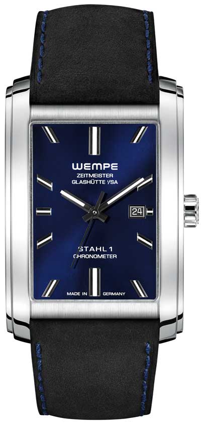 Wempe Zeitmeister Stahl 1 designed by Herbert Grönemeyer © NeueUhren.de