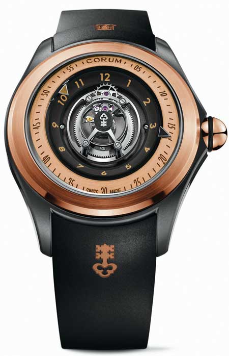 Corum Bubble mit zentralem Tourbillon