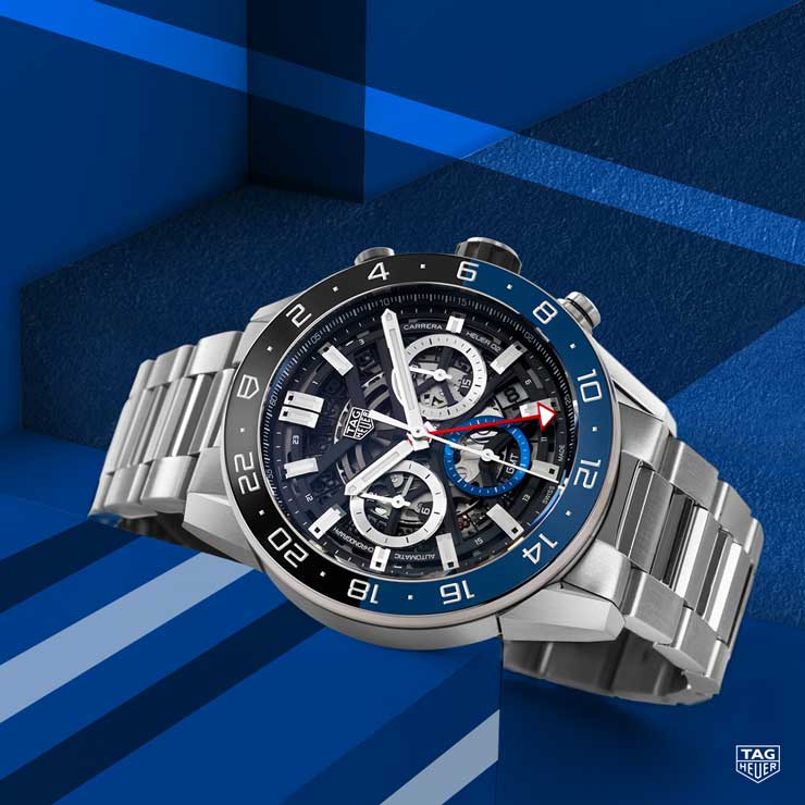 CARRERA HEUER 02 GMT CHRONOGRAPH AUTOMATI