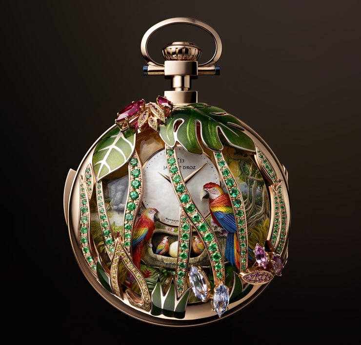 Jaquet Droz Parrot Repeater Pocket Watch