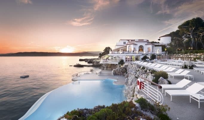 Das Hôtel du Cap-Eden-Roc, Cap d'Antibes, Frankreich