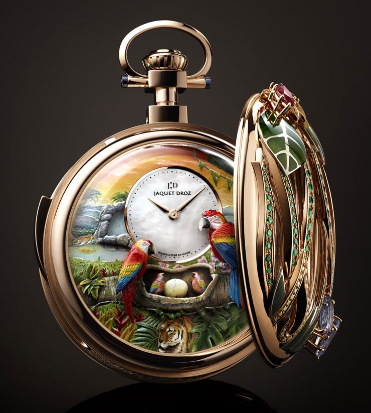 Jaquet Droz PARROT REPEATER POCKET WATCH