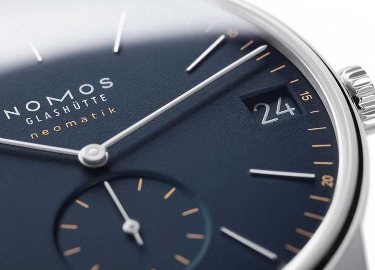 Nomos Orion jetzt auch in olivgold und nachtblau