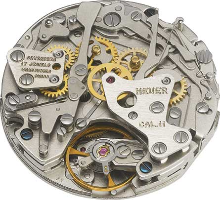 Calibre 11, das Uhrwerk der Heuer Monaco