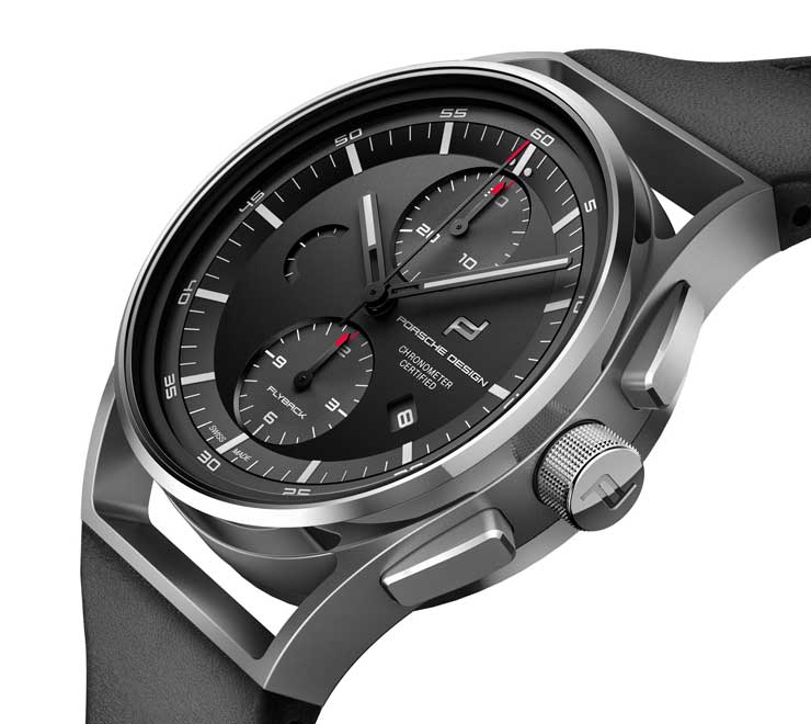 Porsche Design 1919 Chronotimer Flyback Black & Leather