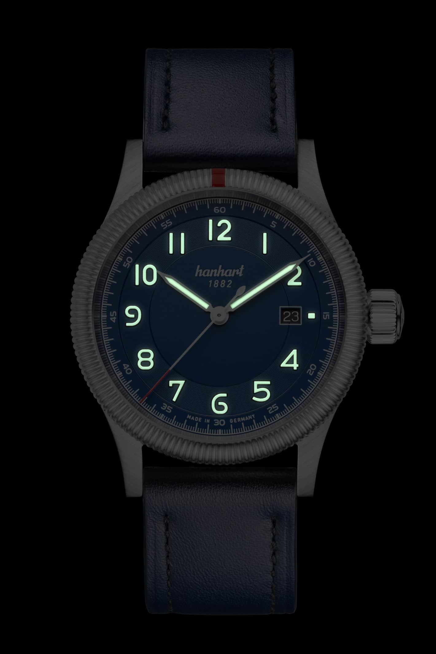 Hanhart Pioneer blau und grau