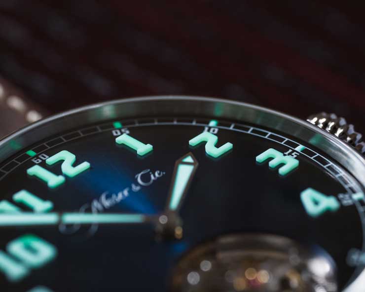 Heritage Tourbillon Funky Blue von H.Moser & Cie