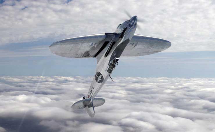 Silver Spirit fliegt einen Looping