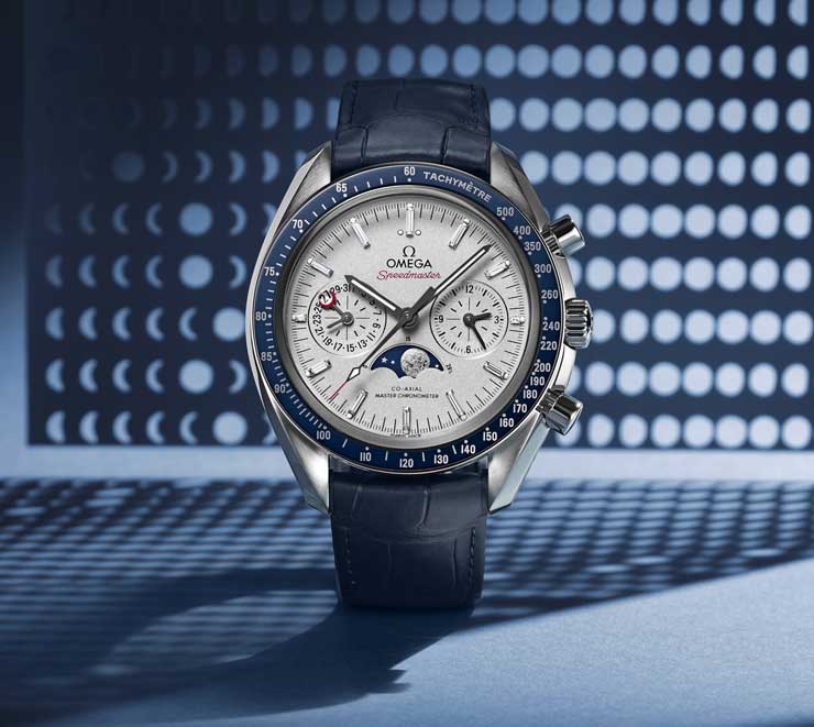 Omega Speedmaster Platinum Mondphase Master Chronometer