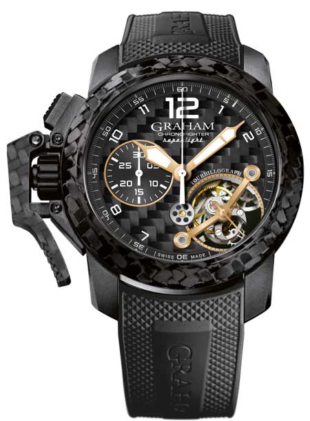 Graham Chronofighter Superlight Carbon Tourbillograph