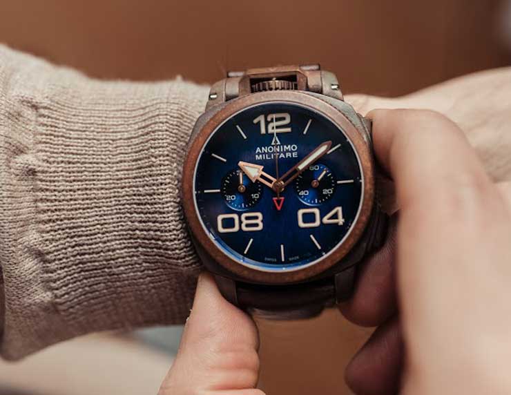 Anonimo Militare Chrono Oxidized Bronze