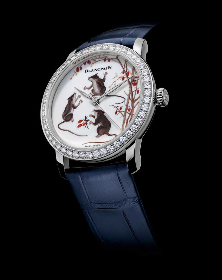 Blancpain´s erstes Zifferblatt aus Porzellan zum chinesischen Jahr der Ratte