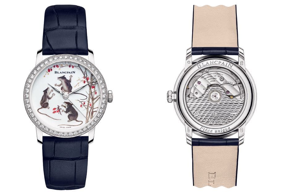 Blancpain Métiers d'Art Porcelaine zum chinesischen Jahr der Ratte