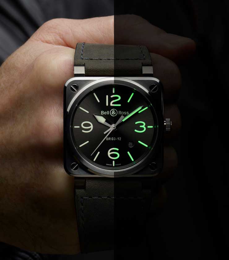 Bell & Ross BR03‑92 Grey Lum
