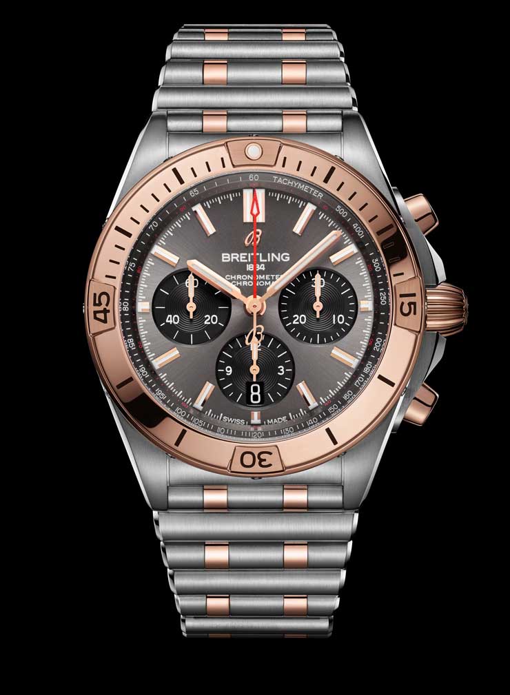 Breitling Chronomat Two-tone B01 42 Ref. UB0134101B1U1