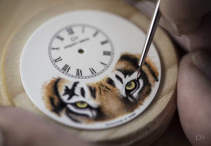 Jaquet Droz Petit Heure Minute Tiger
