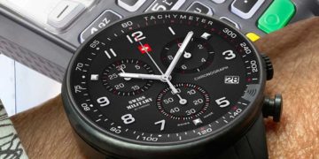 watch With Stiss Sapphire Crystal Glass