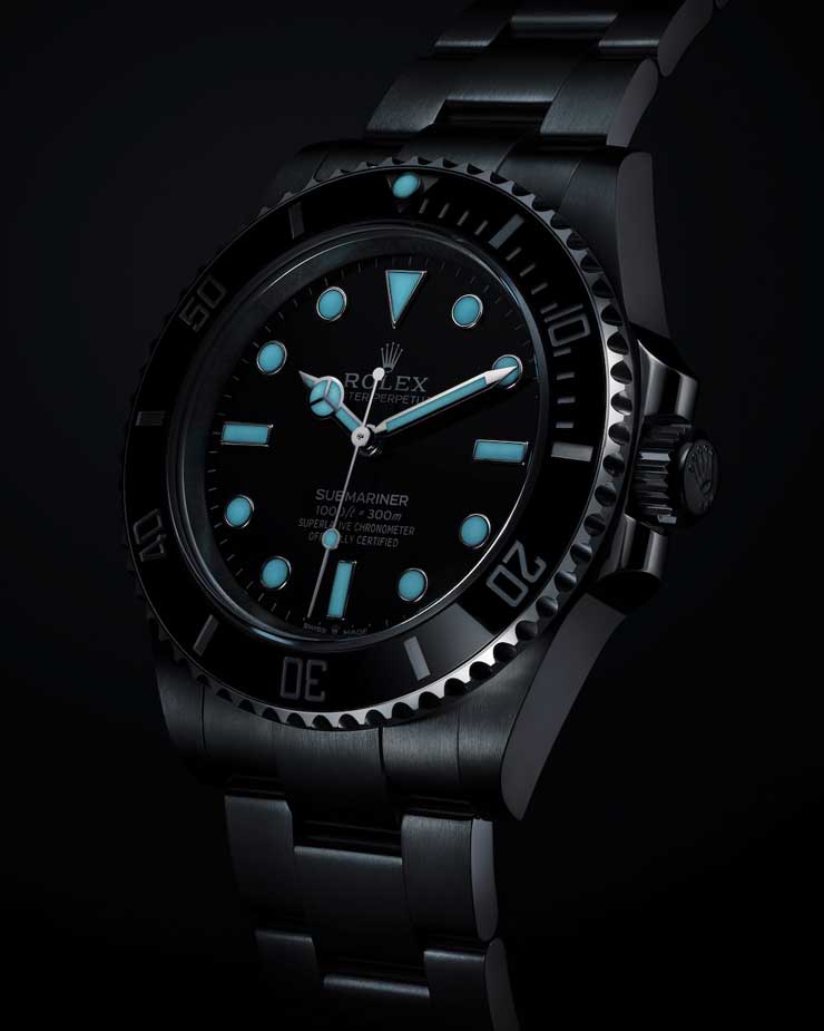 Chromalight Anzeige, Rolex Submariner, Rolex Submariner Date