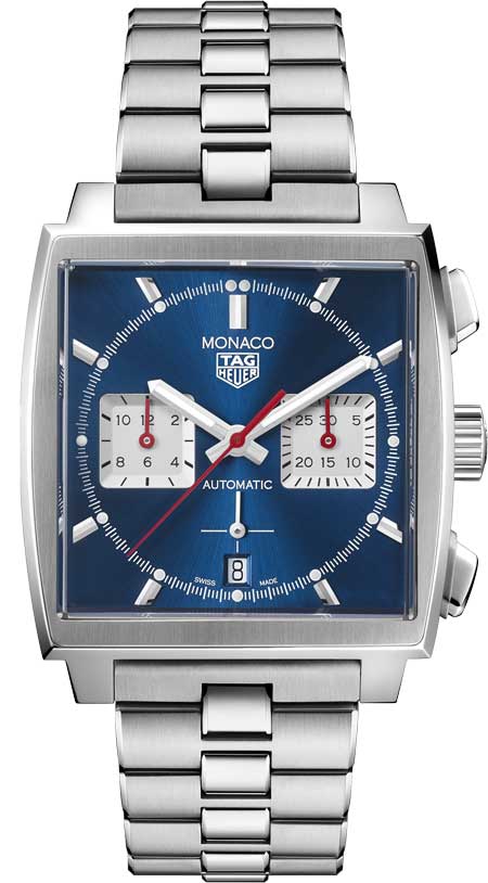 Neue TAG Heuer Monaco mit Calibre Heuer 02 und neuen Edelstahlbändern