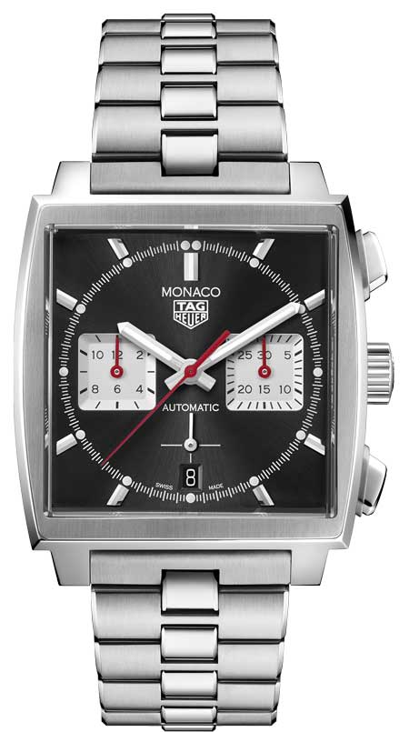 Neue TAG Heuer Monaco mit Calibre Heuer 02 und neuen Edelstahlbändern