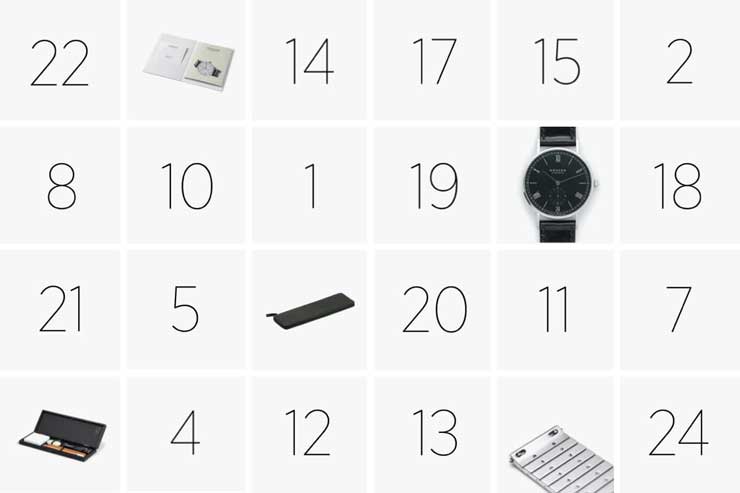 Nomos Glashütte Adventskalender 2020
