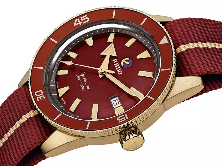 Rado Captain Cook Bronze Burgundy!