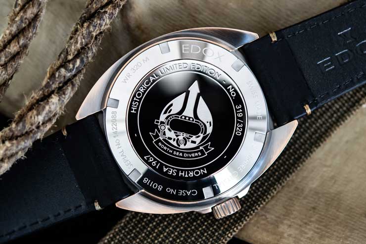 740.2 80118 Edox North Sea 1967 Automatic Historical Limited Edition