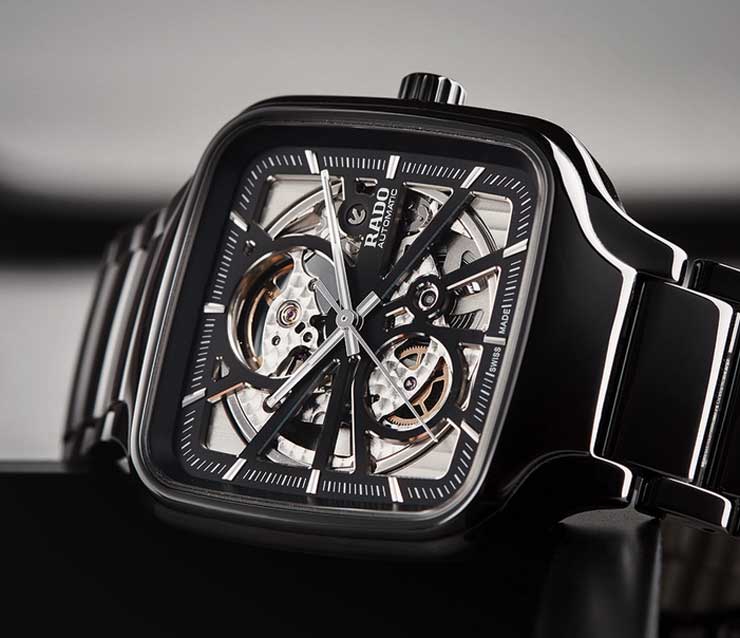 740.3 Rado True Square Open Heart 
