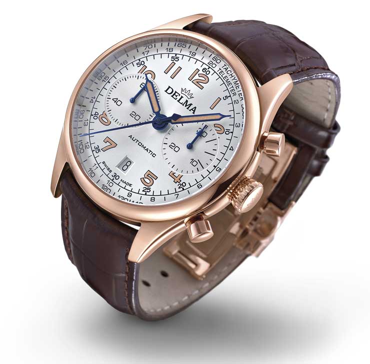 740.Delma Heritage Chronograph LE