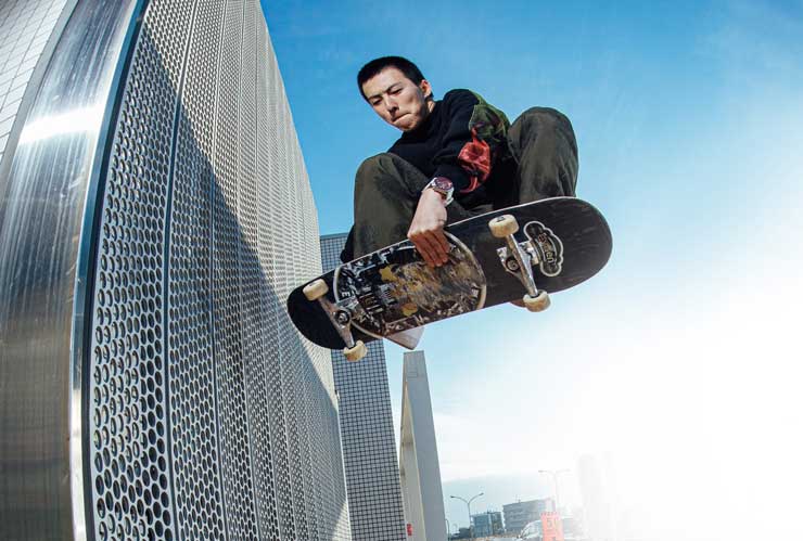 740 Seiko 5 Sports x Evisen Skateboards