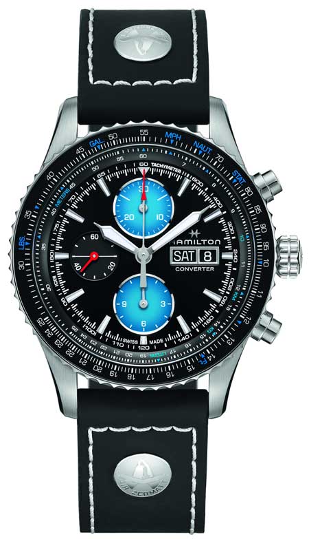 450.Khaki Aviation Converter Auto Chrono Air Zermatt