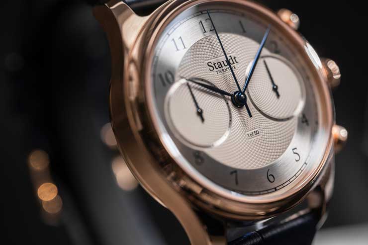 740.Staudt Praeludium Guilloche Chronographen