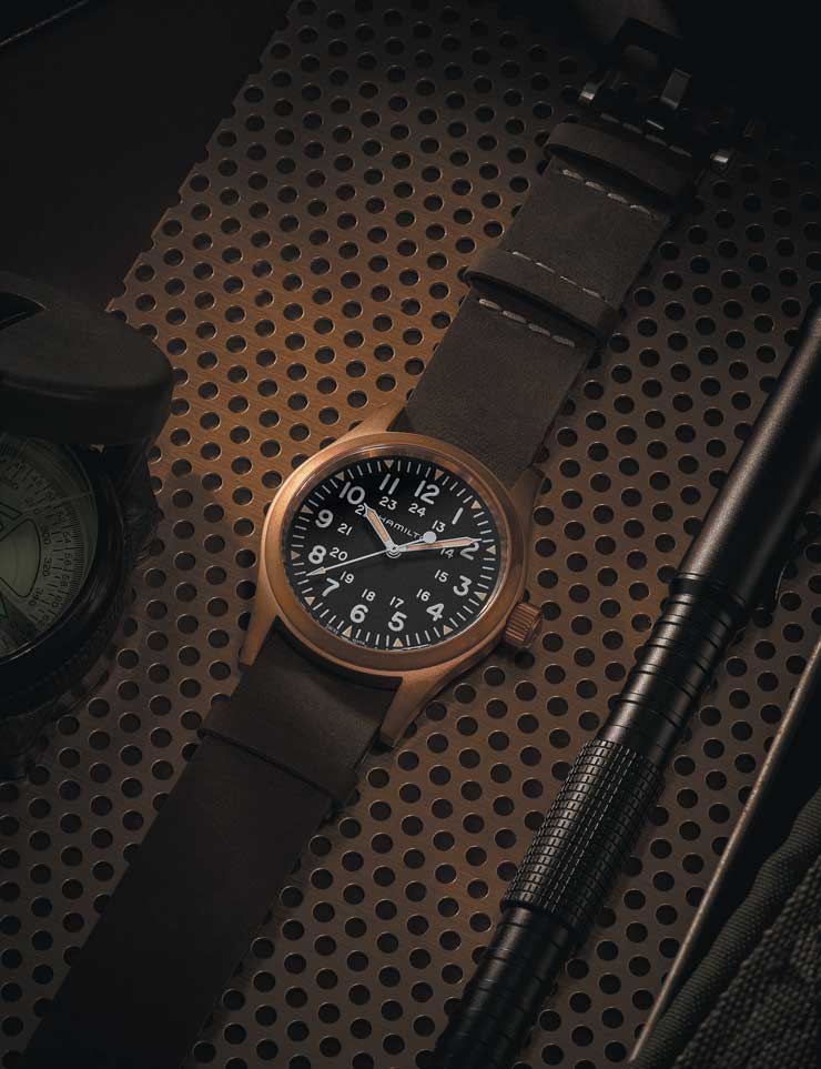 740 Hamilton Khaki Field Mechanical Bronze
