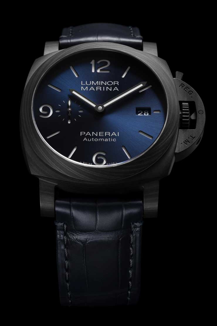 740.5 pam1664 Luminor Marina Carbotech Blu Notte