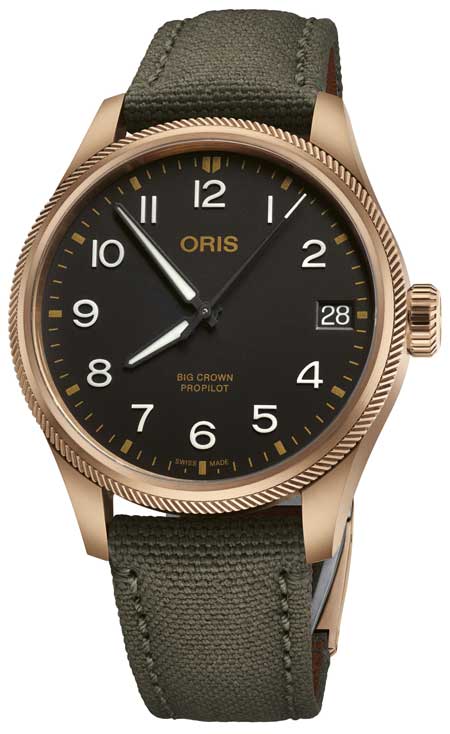 Oris Big Crown ProPilot Big Date Bronze