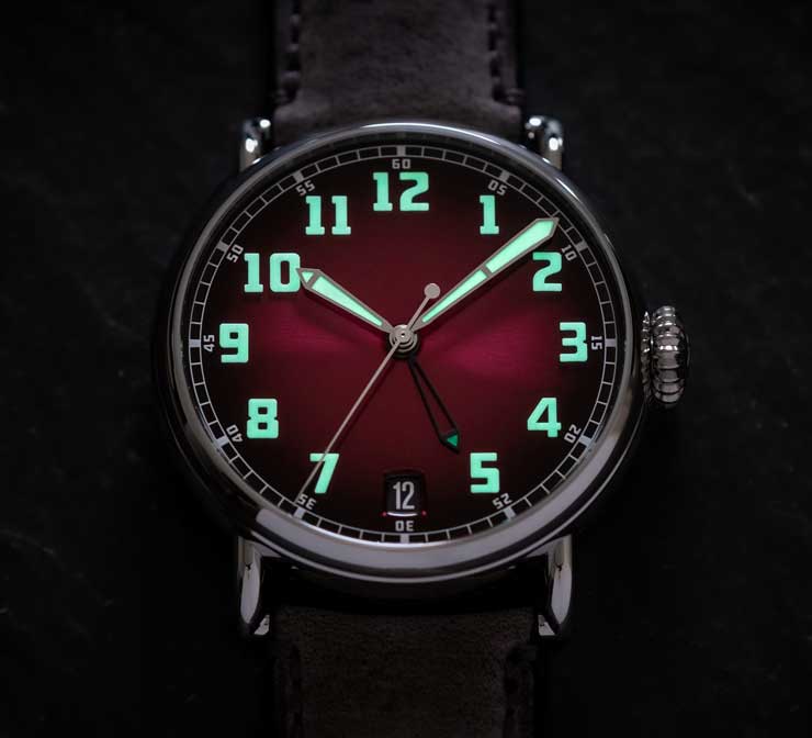 740dark Moser & Cie Heritage Dual Time