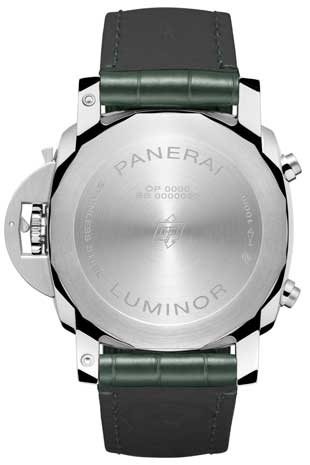 310pam1296 Luminor Chrono Flyback Verde Militare