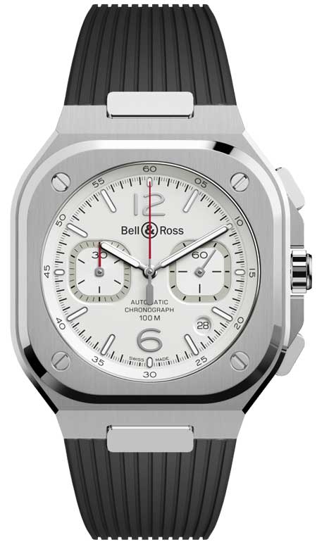 450.Bell & Ross BR 05 Chrono White Hawk