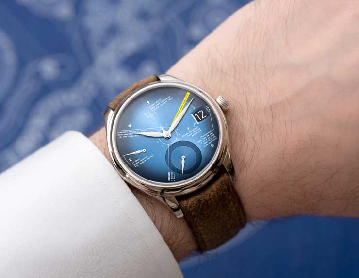 740.Endeavour Perpetual Calendar Funky Blue mit Tutorial